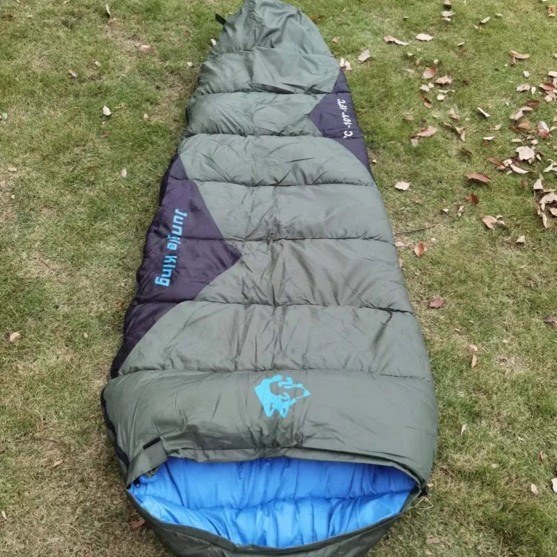 Outdoor camping cotton sleeping bags in various colors for autumn and winter use