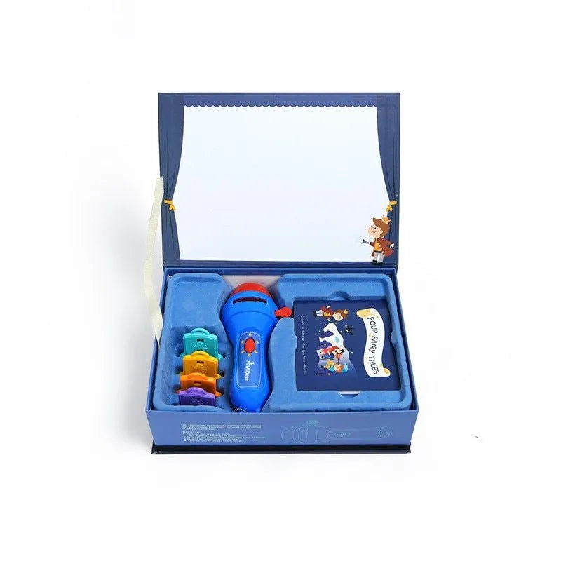 SmartKids Kids Storybook Projector Torch with four projection discs and LED light
