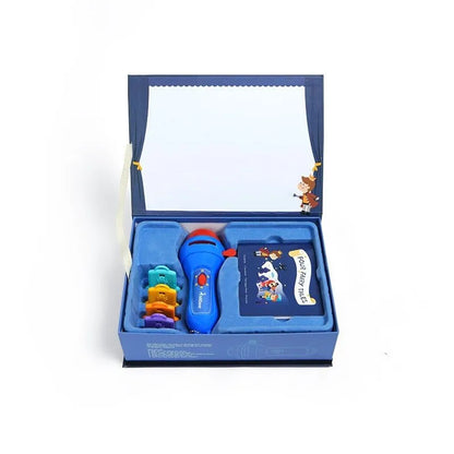 SmartKids Kids Storybook Projector Torch with four projection discs and LED light