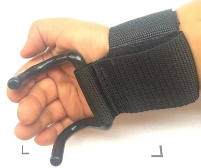 Rotatable power double hook pull-up upper power belt with metal hooks and thickened webbing