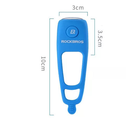 Electric horn mountain bike bell with elastic silicone material in various colors