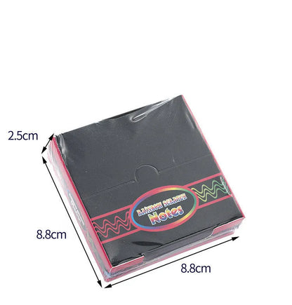 Colourful trumpet scratch painting set box containing 100 paper sheets for children's art activities