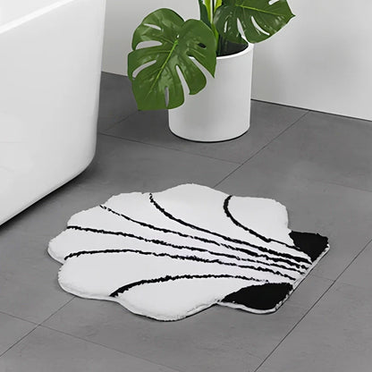 60x60cm cartoon bathroom mat with plant patterns and character designs