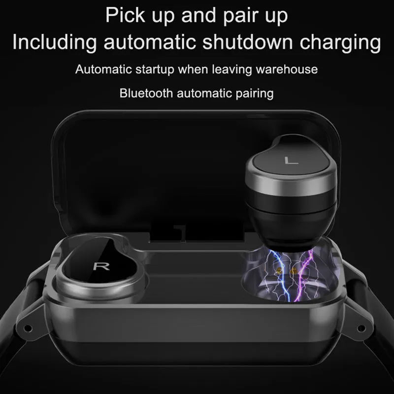 Smart call bracelet with heart rate monitor display in black, blue, and coffee colour options
