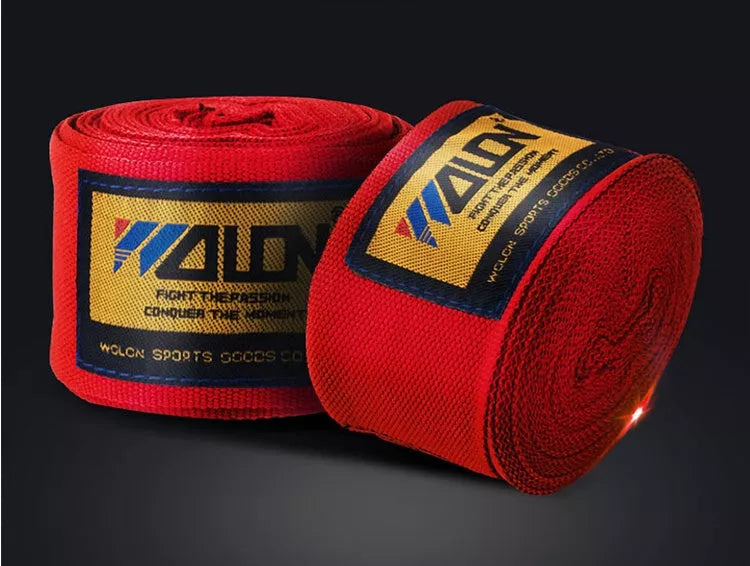 Boxing Sanda Hand Strap in red, blue, black, yellow, white for Muay Thai and MMA