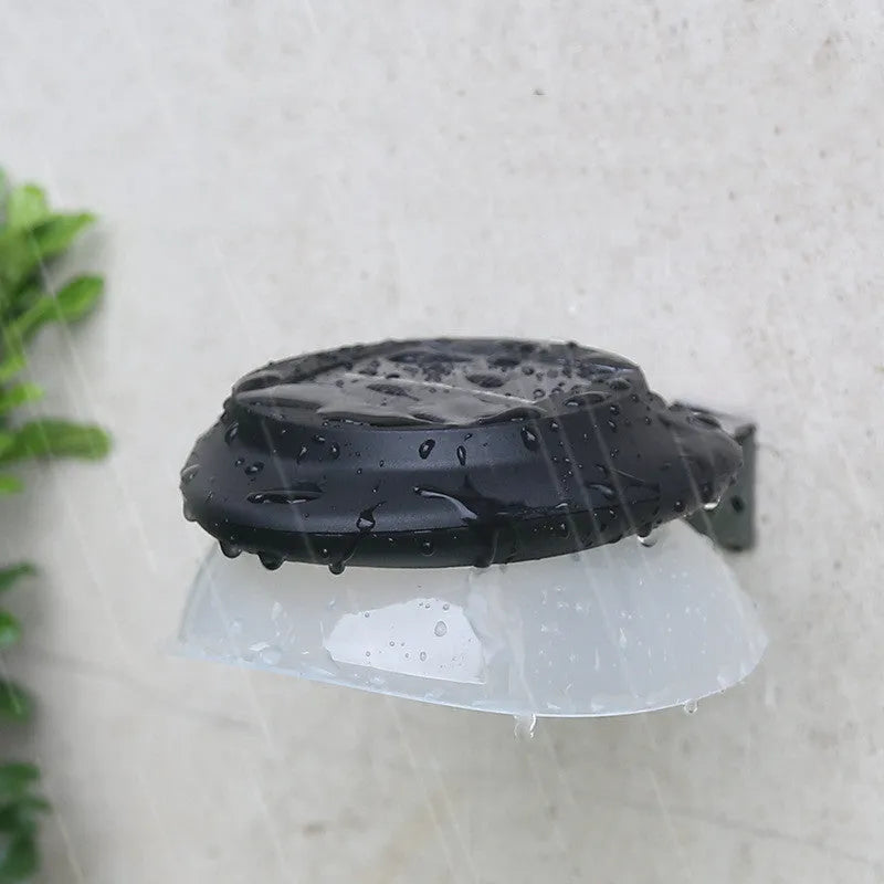 Solar-powered outdoor fence wall lamp with 9 LEDs for garden patio decoration