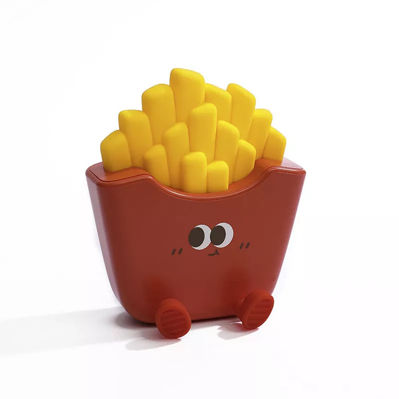 Creative Cute French Fries Night Light with adjustable brightness and timing function