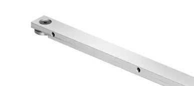 Aluminium alloy woodworking push handle with steel containing, British standard push ruler sliding chute for home carpentry