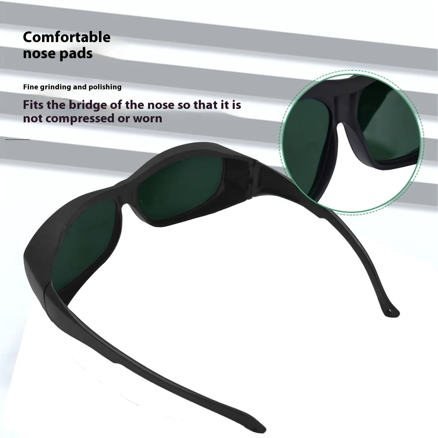 Photon skin rejuvenation laser protection goggles with 200-2000nm filtering and polycarbonate construction