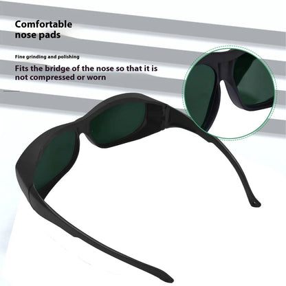 Photon skin rejuvenation laser protection goggles with 200-2000nm filtering and polycarbonate construction