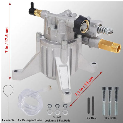 P170 slant plate aluminium pump for petrol high pressure cleaning machine replacement