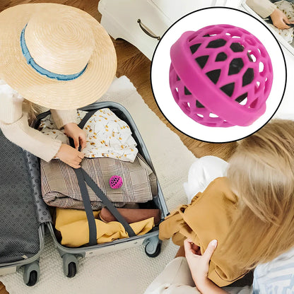 8cm bag cleaning ball with sticky interior for removing dust and debris from handbags and backpacks