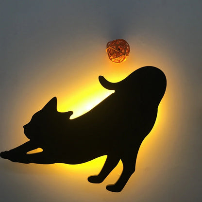 Illuminating pet-themed night light with smart sound sensor and customizable design