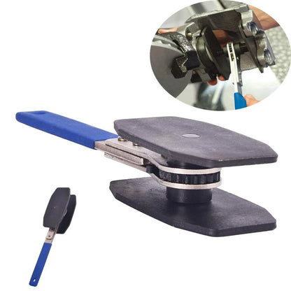 Professional Brake Piston Caliper Press with Adjustable Ratchet Spreader for Single, Twin, and Quad Piston Setups