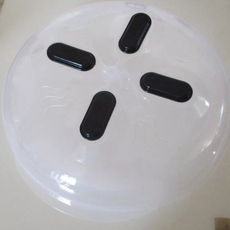 Hover Cover Spill Prevention for microwaves in white