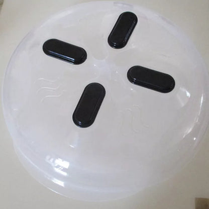 Hover Cover Spill Prevention for microwaves in white