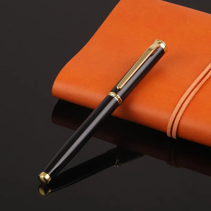 Metal ballpoint pen with 0.5mm tip in red and black colour options