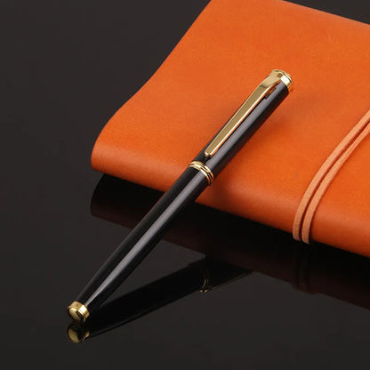 Metal ballpoint pen with 0.5mm tip in red and black colour options
