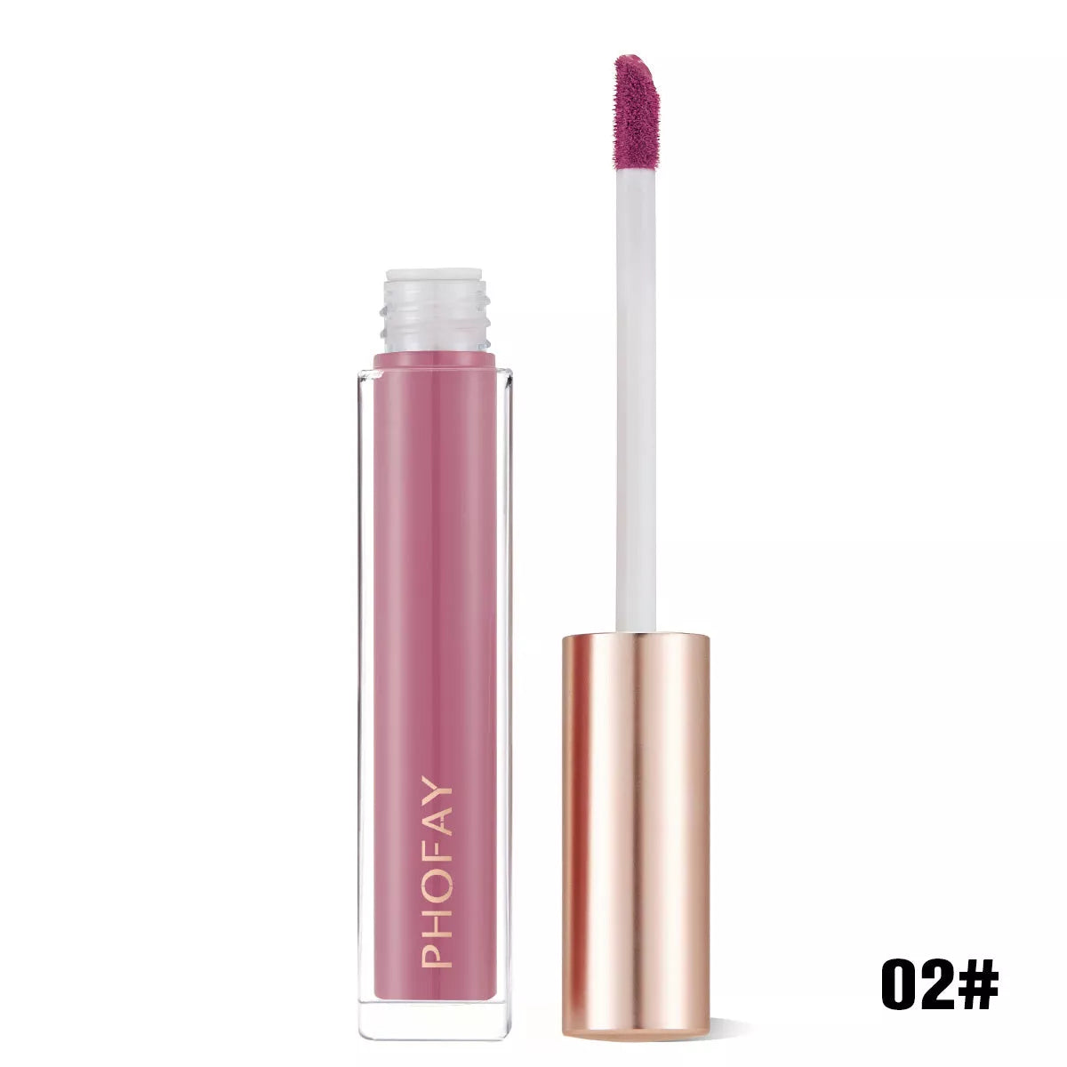PHOFAY Non-Sticky Lip Gloss in various shades for hydrated, shiny lips