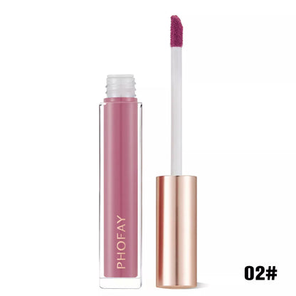 PHOFAY Non-Sticky Lip Gloss in various shades for hydrated, shiny lips