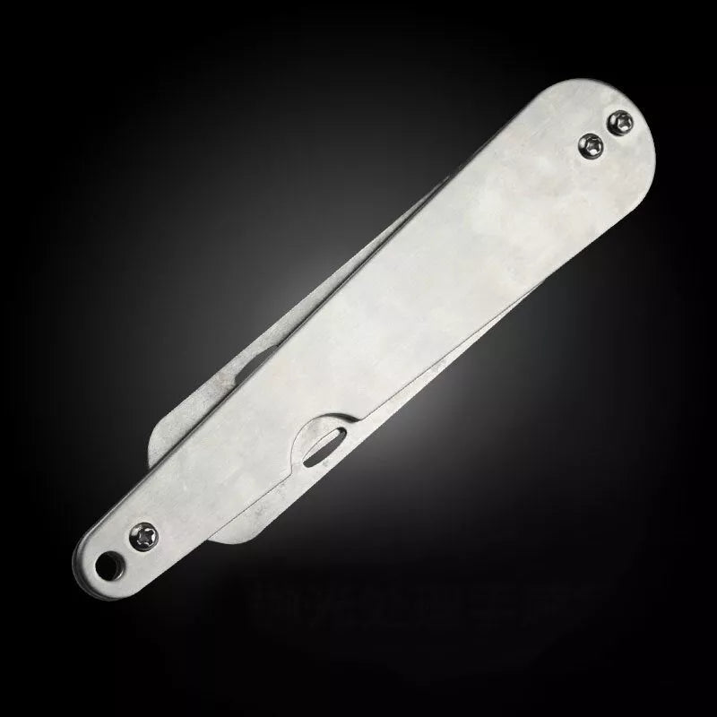 Foldable stainless steel water grass cutter with 18X4X1mm blade for fishing and weeding