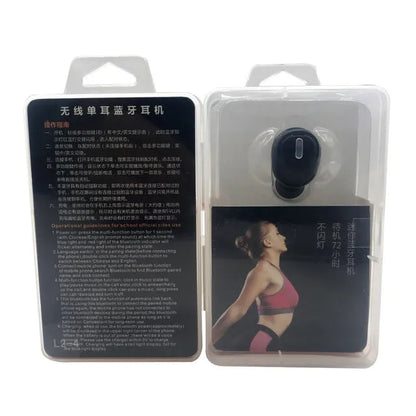 X9 single-ear mini Bluetooth headset in black or white with bare metal or full set design
