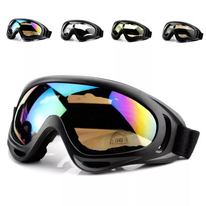 X400 Windshield Sand Goggles for Motorcycles with ventilation system and polycarbonate lenses