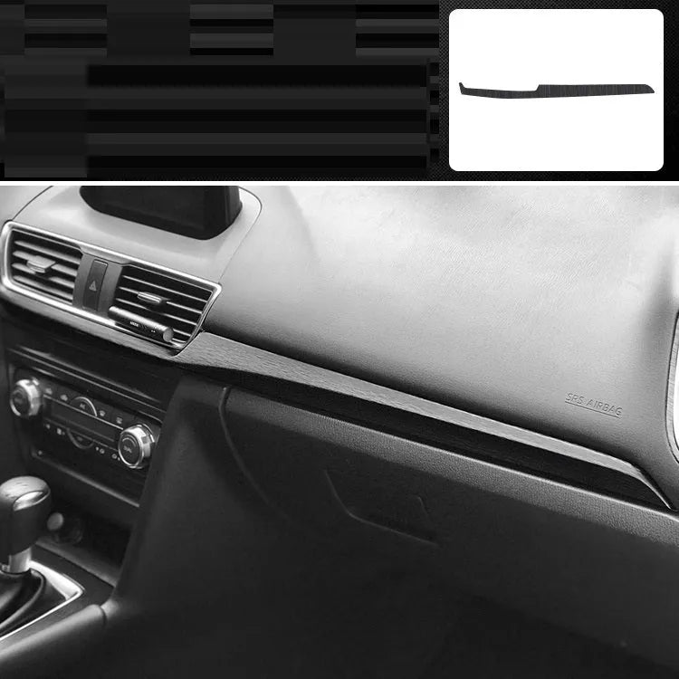 Unksera car interior decorative film sticker kit with 12 pre-cut pieces for dashboard and centre console protection