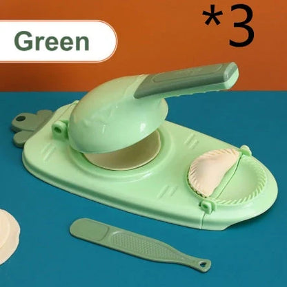 Premium 2-in-1 Dumpling Maker with Ergonomic Handle and Versatile Design for Effortless Dough Pressing and Skin Forming