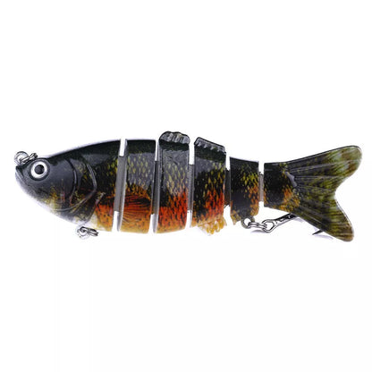 Plastic bait fish with high-strength hooks for effective fishing