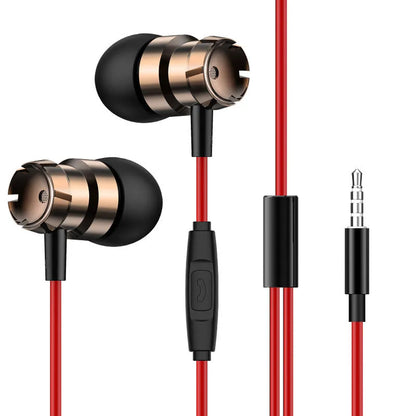 Metal turbo in-ear wired headphones with 3.5mm plug in multiple colour options