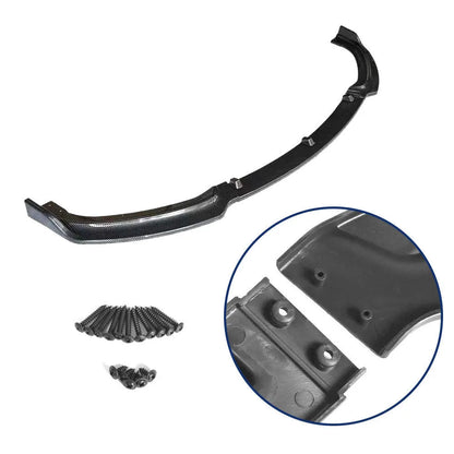 Bright black PP polypropylene front bumper lip for BMW 3 Series F30 F35 models