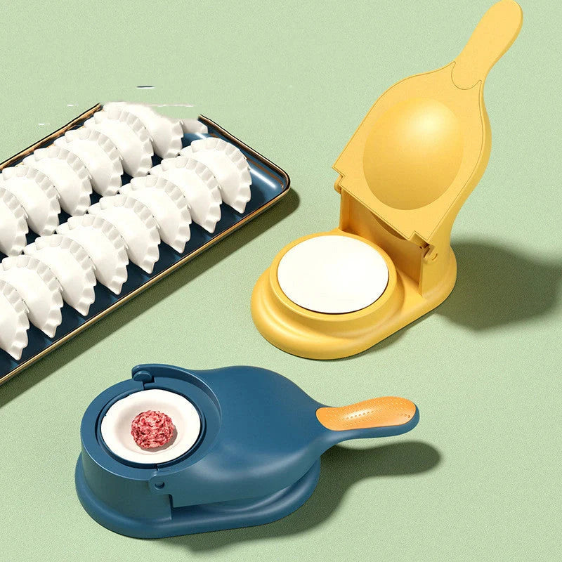 2-in-1 Dumpling Maker with non-slip handle in various colors