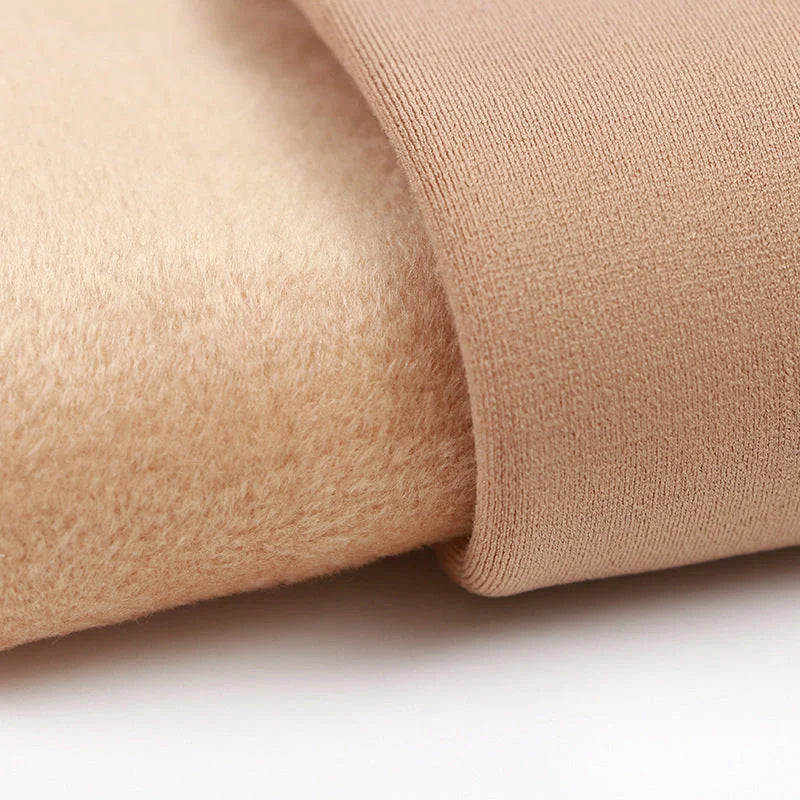 Cozy winter tube socks for men and women in black and skin color options