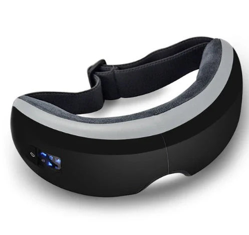 Bluetooth Eye Massager with Hot Compress, Air Pressure Massage, and Soothing Music for Relaxation and Eye Care