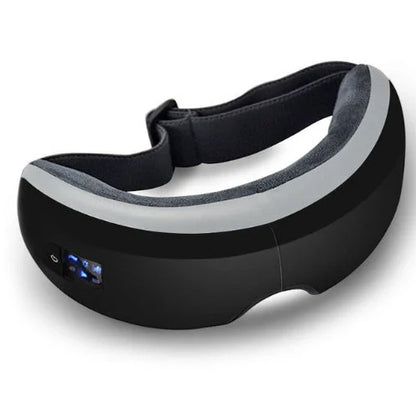 Bluetooth Eye Massager with Hot Compress, Air Pressure Massage, and Soothing Music for Relaxation and Eye Care