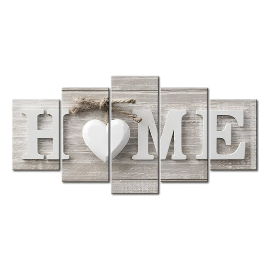 HOME series canvas oil painting on chemical fibre cloth in L, M, S, or XL size