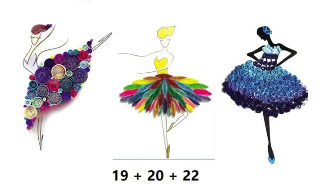 Premium DIY Paper Quilling Art Craft Kit with Vibrant Pre-cut Paper Strips, Essential Tools, and Detailed Instructions for Unique Handmade Projects
