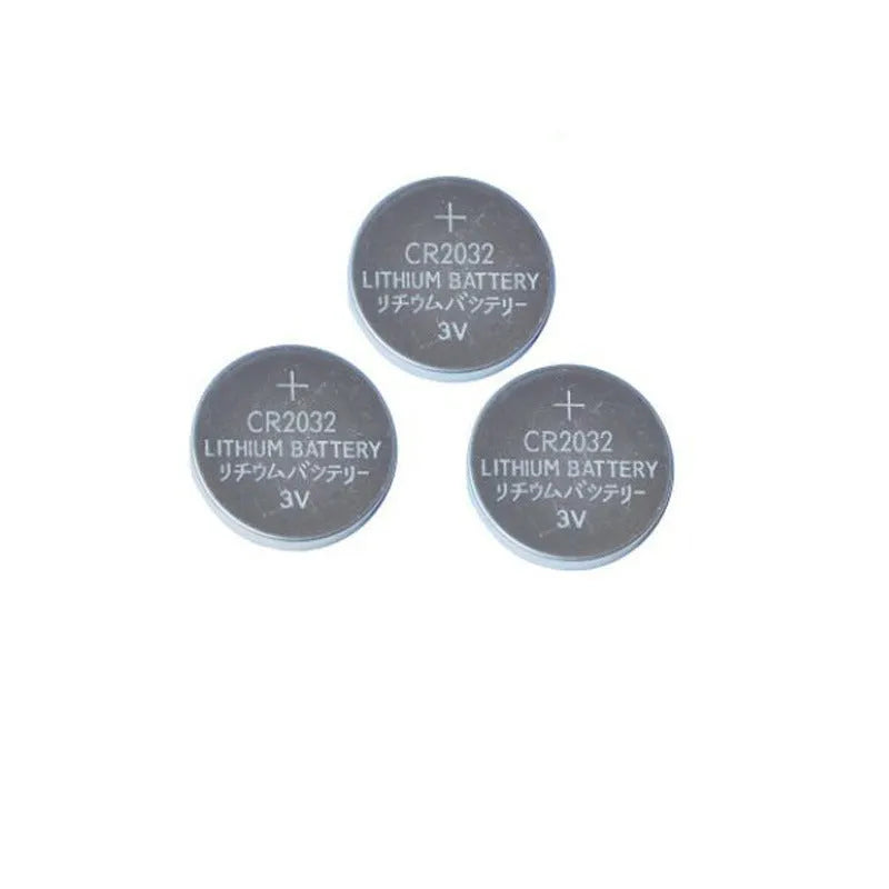 CR2032 CR2025 CR2016 3V alkaline button cell batteries showing 20mm diameter coin cells