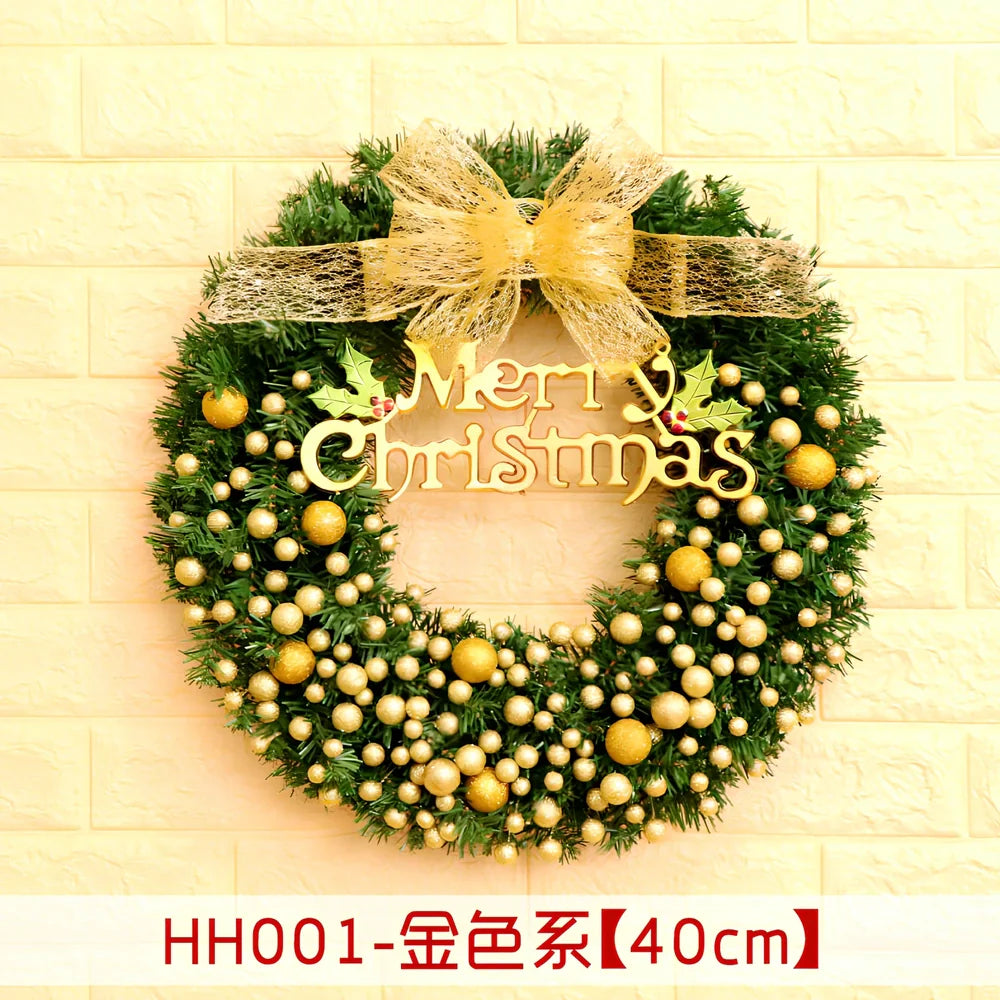 Christmas wreath rattan ring in traditional woven design for door decoration
