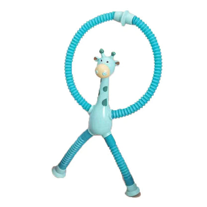 Giraffe Tubes Sensory Toys in various colors, stretchable fidget toy for stress relief