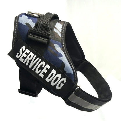 Durable nylon dog chest harness in a variety of sizes and colors for dogs of all shapes and sizes