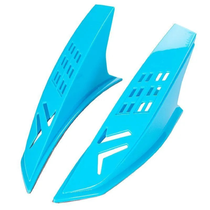 Pair of plastic helmet horns with 3M adhesive backing for children's 60-62cm helmets in six colour options