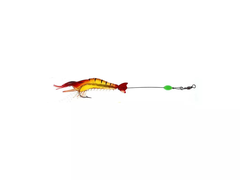 SK-46 Shi Hang Shrimp fishing lure with hook in various colors for river fishing