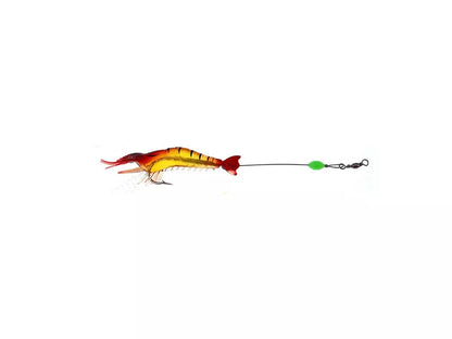 SK-46 Shi Hang Shrimp fishing lure with hook in various colors for river fishing