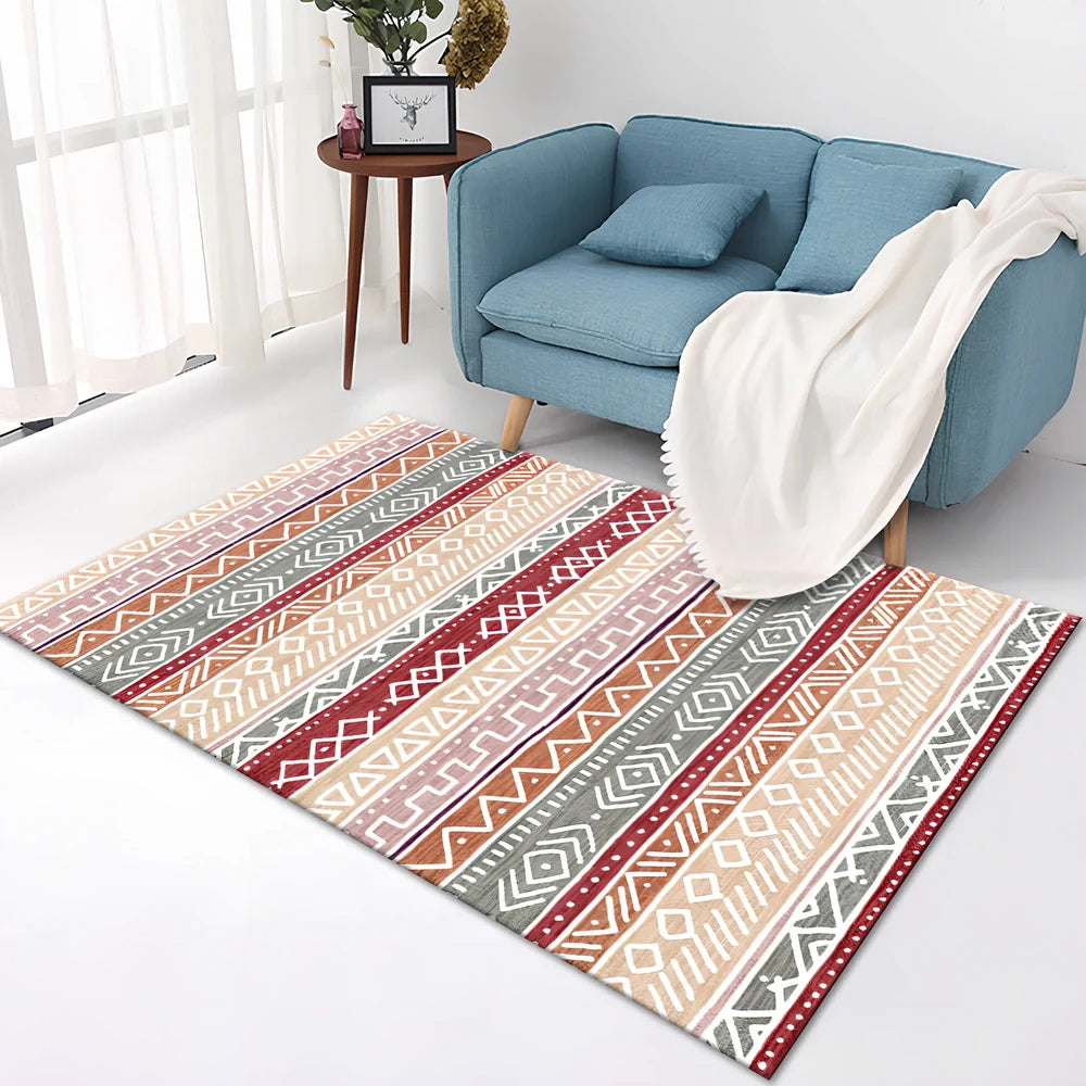 Rectangular crystal velvet carpet in charcoal grey showing textured surface and straight edges