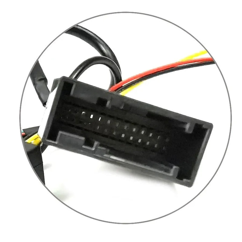 Car camera conversion box original MIB platform host reverse camera installation accessory for Volkswagen Skoda models with RGB signal input, black colour pure copper construction interface adapter