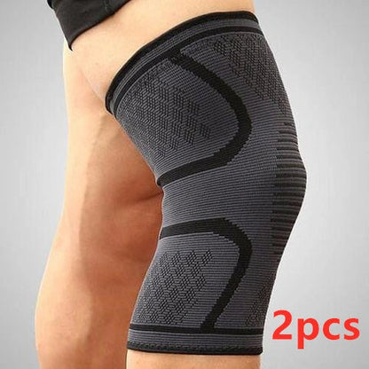 Breathable anti-slip knee support in various colors and sizes