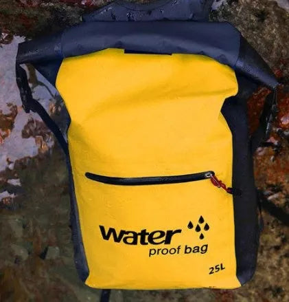 25L waterproof mountaineering bag in vibrant colors for outdoor sports