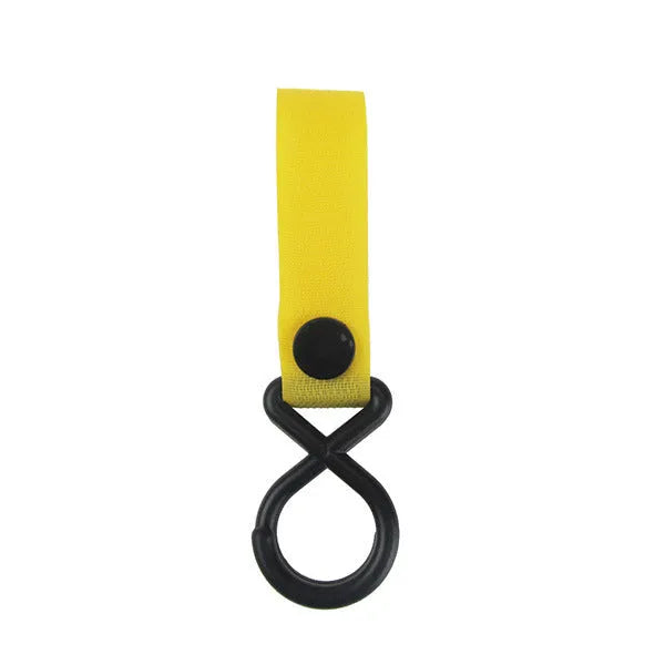 Nylon luggage velcro hook showing velcro closure and available in 18 different colours for bag identification